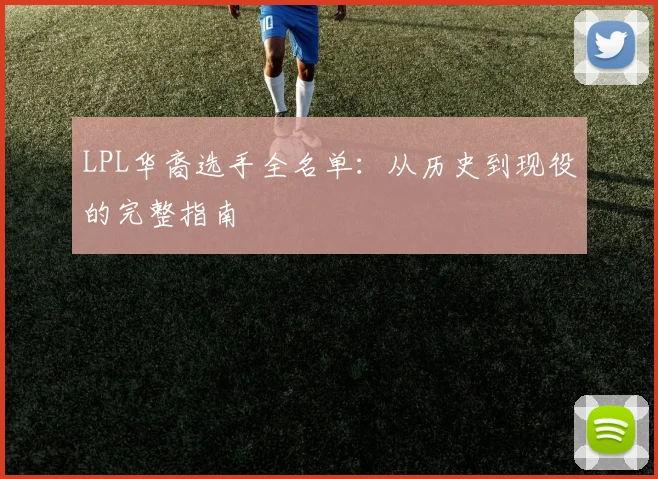 LPL华裔选手全名单：从历史到现役的完整指南